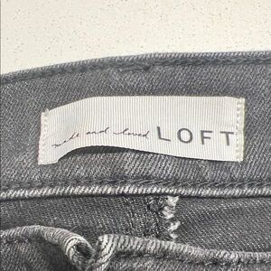 LOFT Charcoal Denim Jeans